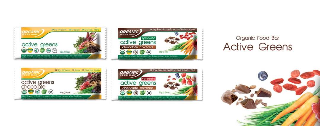 Organic Food Bar - Active Greens